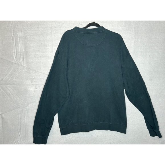 Orvis Mens 1/4 Zip Pullover‎ Thick Sweatshirt Sweater XXL Navy Blue Long Sleeve - Picture 3 of 5